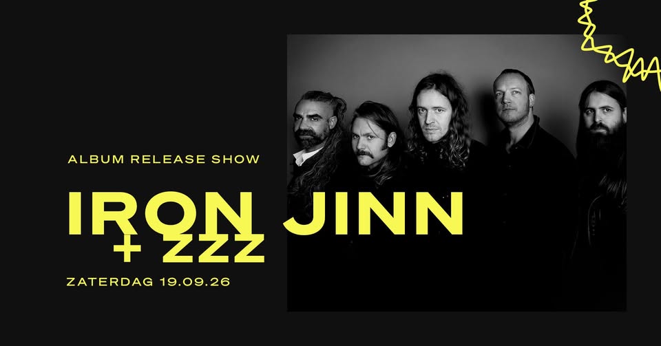 Iron Jinn + zZz – Doornroosje (Nijmegen) 19/09/2026