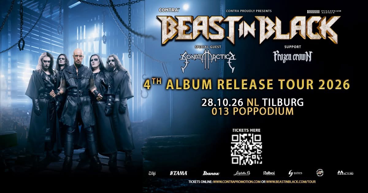 Beast In Black + Frozen Crown + Sonata Arctica – 013 (Tilburg) 28/10/2026